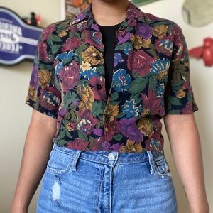 Floral Button Up